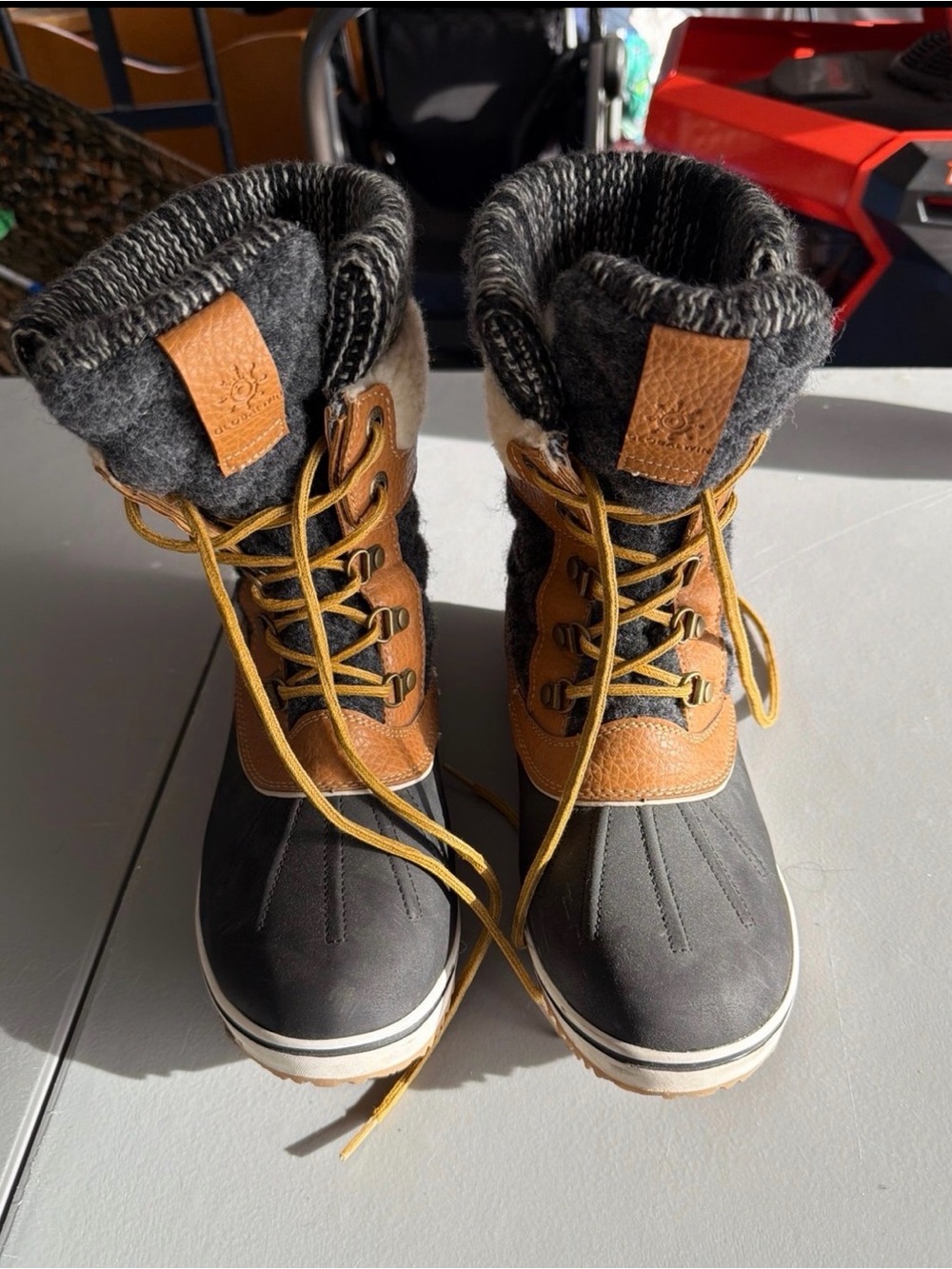 Women’s Waterproof Winter Boot - Black & Brown